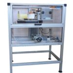 Etichettatrice automatica serie LABELX completa di unità di stampa a trasferimento termico e protezioni integrali antipolvere