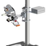 Etichettatrice automatica serie LABELX JR con supporto a terra
