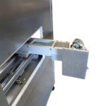 Sistema stampa e applica per pallet con applicazione su due lati contigui