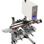 Sistema di etichettatura sul lato inferiore con doppia etichettatrice e funzione 