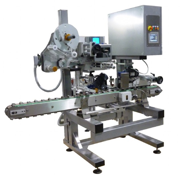 Sistema di etichettatura automatico per flaconcini e fialoidi cilindrici di piccolo diametro